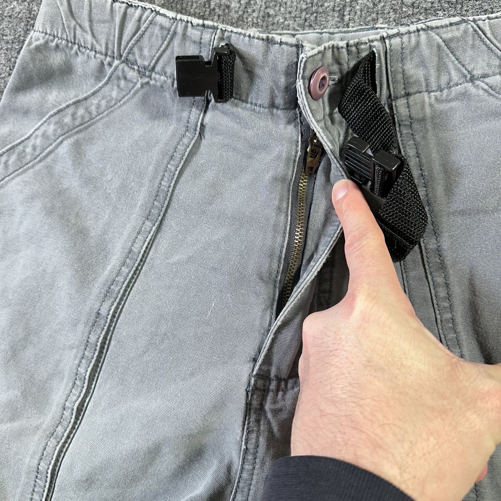 Vintage Billabong Military Cargo Pants 28x30 Gray OG 107 Utility Wide Baggy 90's - Picture 4 of 16